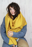 Soft knit scarf (Mustard)