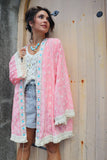 Pink tassel trim kimono
