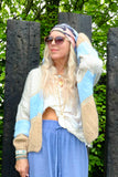 Colour block cardigan
