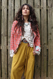 Reversible Floral quilted jacket