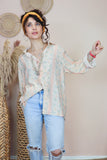 Floral paisley blouse