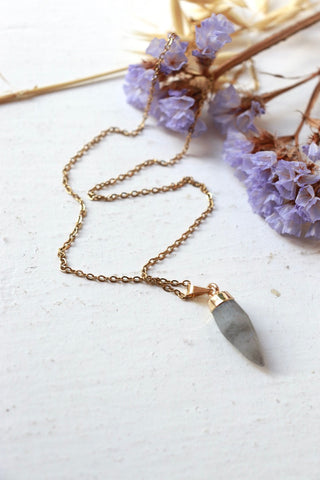 Labradorite pendant necklace