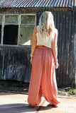 Terracotta balloon trousers