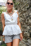 Fossil shell necklace