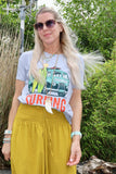 Surfing tee (pearl grey)