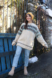 Fairisle jumper (Oat)