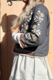 Boho embroidered jacket