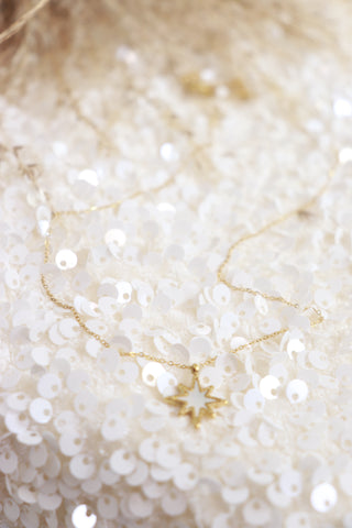 North star necklace (Gold)