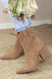 Braided western boots