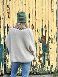 Knit cardigan with pockets