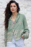 Ornate gold embroidered blouse