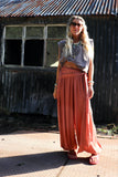 Terracotta balloon trousers