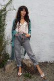 Dark grey mom jeans