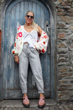 Balloon leg jeans (Light grey)