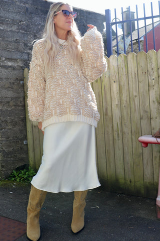 Chunky knit jumper