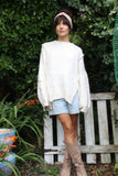 Soft knit cream jumper
