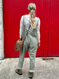 Khaki overalls