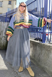 Grey tulle skirt