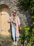 Paisley floral kimono