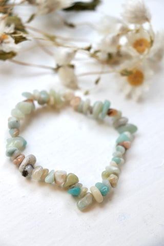 Amazonite stone bracelet