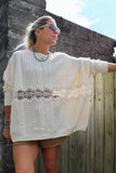Lace insert jumper