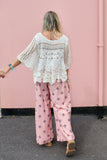 Mosaic printed trousers