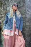 Embroidered denim jacket