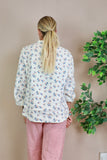 Ditsy floral cheesecloth  blouse