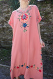 Floral embroidered dress