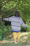 Blue fairisle cardigan