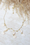 Clam shell necklace (Gold)