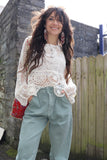 Balloon leg jeans (Khaki)