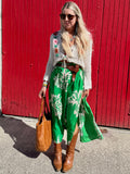 Abstract leaf skirt