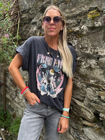 Butterfly graphic tee