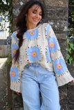 Flower crochet top