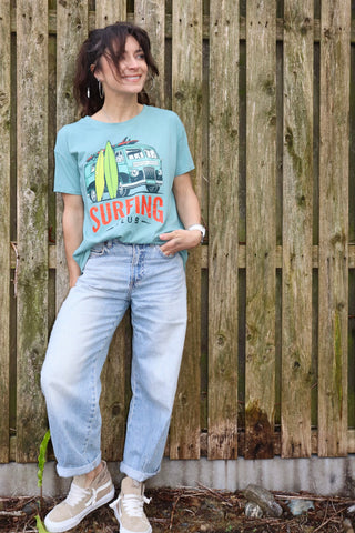 Surfing tee (wasabi)