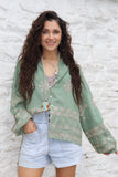 Ornate gold embroidered blouse