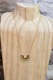 Sun ray necklace (Gold)