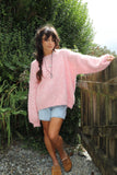 Balloon sleeve knit jumper