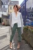 Sage green jeans