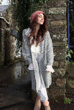 Light grey speckle knit cardigan