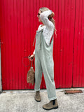 Khaki overalls