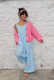 Soft knit cardigan (Baby pink)