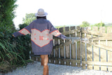 Geometric knit cardigan