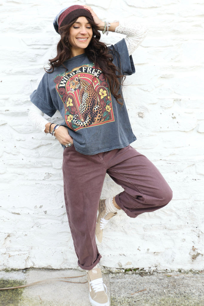 Wild and free graphic tee
