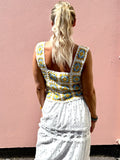 Mustard crochet top
