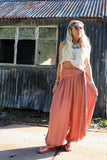 Terracotta balloon trousers