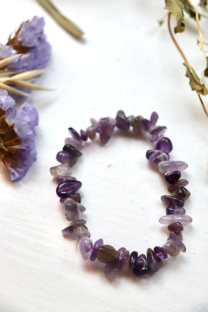 Amethyst stone bracelet