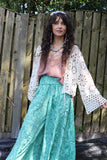 Honeycomb crochet cardigan