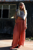 Terracotta balloon trousers